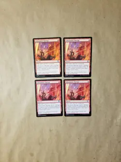 MTG Magic March of the Machine 4 Lithomantic Barrage (NM/MINT) - Image 1