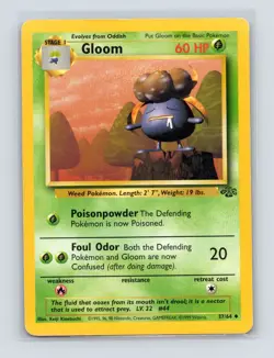 Pokemon TCG Gloom 37/64 Jungle Unlimited MP - Image 1
