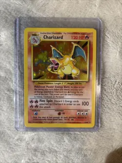 1995 Pokemon TCG Charizard 4/102 Base Set Holo Rare - Image 1