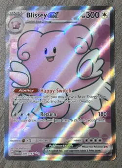 Blissey ex - 201/167 Full Art Scarlet and Violet: Twilight Masquerade Pokemon NM - Image 1
