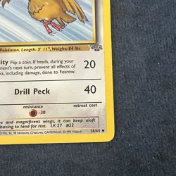 Pokemon TCG Fearow 36/64 Jungle 1st Edition Vintage - Image 4