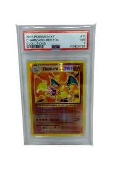 2016 Pokemon XY Evolutions Charizard Rev Foil PSA 7 NM 11/108 - Image 1