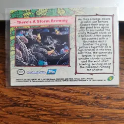 There's A Storm Brewing [non Foil] #8 Pokemon 2000 Topps Movie - Image 2