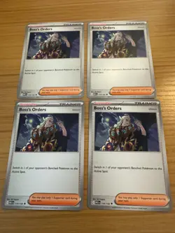 4x Boss's Orders 114/132 x4 - Mega Evolution - Pokemon TCG - Uncommon - Image 1