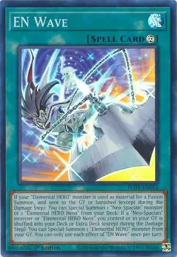Yugioh! EN Wave - POTE-EN053 - Super Rare - 1st Edition Near Mint, English - Image 1
