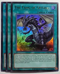 Yugioh x3 The Fang of Critias LCKC-EN037 Ultra Rare Unlimited - Image 1
