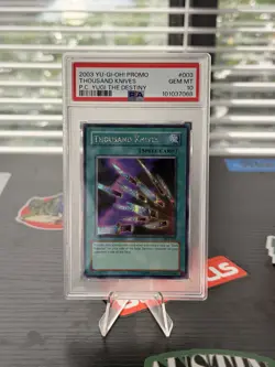Yu-Gi-Oh Thousand Knives PCY-003 Prismatic Secret Rare PSA 10 - Image 1