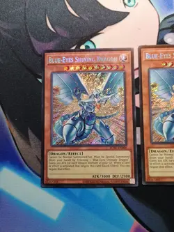 Blue-Eyes Shining Dragon LCKC-EN008 X3 Legendary Collection Kaiba NM Yu-Gi-Oh - Image 2