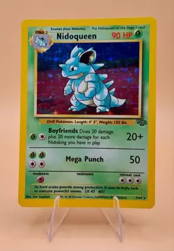 Nidoqueen Holo Rare Jungle 7/64 Pokemon Card - WOTC 1999 - Image 1