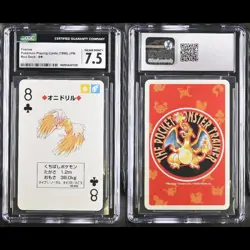 Fearow Pokemon Playing Poker Card 1996 Red Deck CGC 7.5 Near Mint+ - Image 1