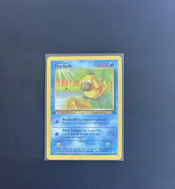 Pokemon TCG Psyduck 1999 Fossil Card 53/62 1st Edition Common Base Set - Image 1