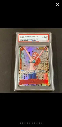 PSA 10 Nami OP01-016 Manga Alt Art ONE PIECE Card Japanese From JP - Image 1
