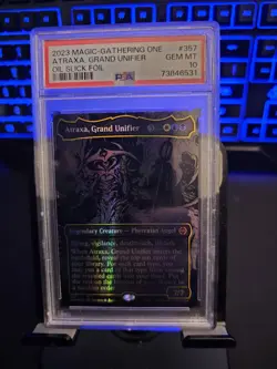 PSA 10 Gem Mint - Atraxa, Grand Unifier Oil Slick Raised Foil - All Will Be One - Image 1
