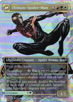 MTG Miles Morales (0200) (Borderless) (200) | NM Foil | Spider-Man {SPM} - Image 3
