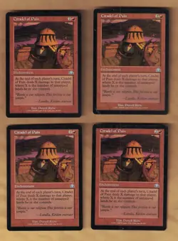 4x Citadel of Pain (Prophecy, Uncommon, English, 2000) MTG 4 - Image 1