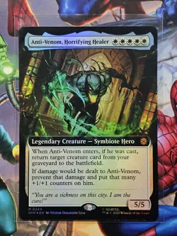 MTG Anti-Venom, Horrifying Healer (Extended Art) Foil M 244 Marvel's Spider-Man - Image 1