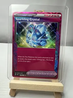 2025 Pokemon Sparkling Crystal Trainer Ace Spec 129/131 Holo- Prismatic Ev (C) - Image 1