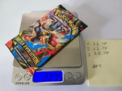 HEAVY 22.75g MEGA Evolutions Booster Pack - Pokemon TCG - Sealed - Image 1