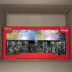 Costco Exclusive Pokemon Prismatic Evolutions 8 Mini Tins w/ All Eevee-lutions - Image 1
