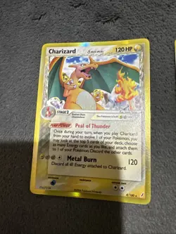 2 Pokemon TCG Charizard Delta Species Reverse Holo Card 4/100 Crystal Guardians - Image 2