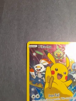 Pikachu SWSH020 Sword & Shield (2020) Black Star Promo Full Art Pokemon TCG DM - Image 5