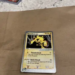 Pokemon TCG Electabuzz EX Ruby & Sapphire 97/109 holo ultra rare 2003 LP - Image 1