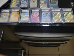Pokemon Prismatic Evolutions CGC PSA 9-9.5 Lot (18) Eeveelution Stamped + Promos - Image 4