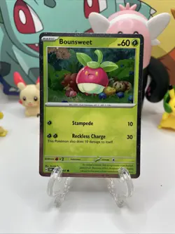 Bounsweet 016/197 Common Obsidian Flames Holo Pokemon TCG Mint Unplayed - Image 1