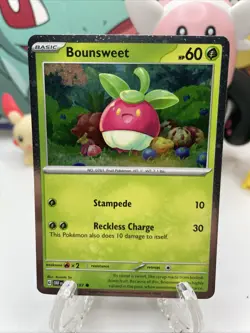 Bounsweet 016/197 Common Obsidian Flames Holo Pokemon TCG Mint Unplayed - Image 2