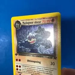 Pokemon Mackogneur Obscur 10/82 HOLO Team Rocket French 1st Edition Dark Machamp - Image 4