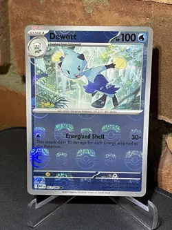 Dewott Masterball Pattern Reverse Holo 022/086 White Flare Pokemon TCG - Image 3