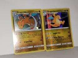 Dragonite Holo Rares Silver Tempest 131/195 & Team Up 119/181 Pokemon TCG - Image 1