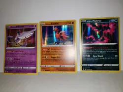 Galarian Articuno, Zapdos & Moltres Pokemon Evolving Skies Holo Rare Pokemon - Image 2