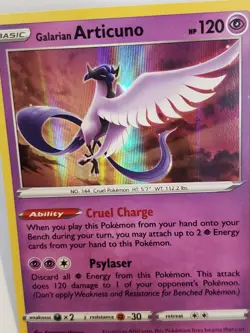 Galarian Articuno, Zapdos & Moltres Pokemon Evolving Skies Holo Rare Pokemon - Image 4