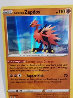 Galarian Articuno, Zapdos & Moltres Pokemon Evolving Skies Holo Rare Pokemon - Image 5