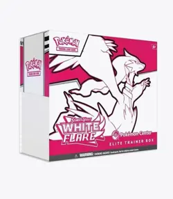 Pokemon Center Exclusive White Flare ETB Pokemon TCG - SEALED - Image 1