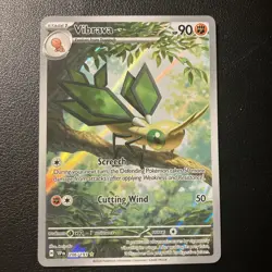 Vibrava 206/191 IR Illustration rare Pokemon Surging Sparks SV8 NM - Image 1