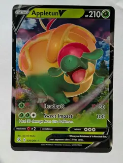 Appletun V 026/264 Swsh08 - Pokemon Fusion Strike - Near Mint Holo Ultra Rare - Image 1