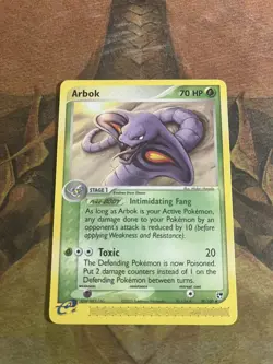 Pokemon Arbok - LP - EX Sandstorm (29/100) - Image 1