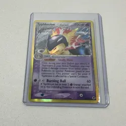Pokemon TCG Typhlosion Delta Species EX Dragon Frontiers 12/101 2006 Holo Rare - Image 1