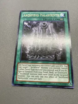 Yu-Gi-Oh! Archfiend Palabyrinth Rare 1st Edition JOTL-EN066 HP - Image 1