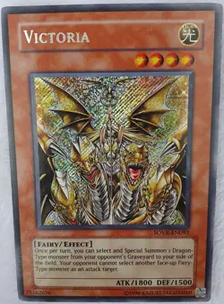 Yugioh 1x Victoria SOVR-EN093 Secret Rare Unlimited Edition Near Mint - Image 1