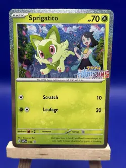 Sprigatito 191 Sv: Scarlet & Violet Promo Cards Holo - Image 1