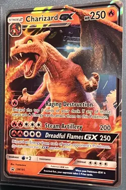Charizard GX Pokemon Card - SM195 Sm Holo - Ultra Rare - NEAR MINT - OBO - Image 1