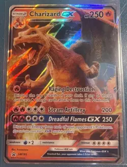 Charizard GX Pokemon Card - SM195 Sm Holo - Ultra Rare - NEAR MINT - OBO - Image 2