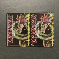 M920 Son Goku vs Vegeta Prism Holo Japanese Dragon Ball Vintage Cards 2004 - Image 2