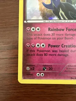 Xerneas Rare Holo XY Breakthrough 107/162 Pokemon TCG Card LP - Image 5
