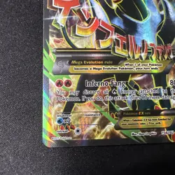 Pokemon Mega M Houndoom EX TCG Card 154/162 XY Breakthrough Lp-mp - Image 5