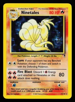 Ninetales 17/110 Holo Rare Legendary Collection Pokemon Card - Image 1