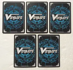 Lot of 5 Japanese Cardfight!! Vanguard RR Card Set - Image 2